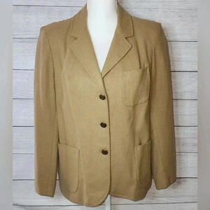 𝅺VINTAGE Lady Utex wool blend blazer size 14